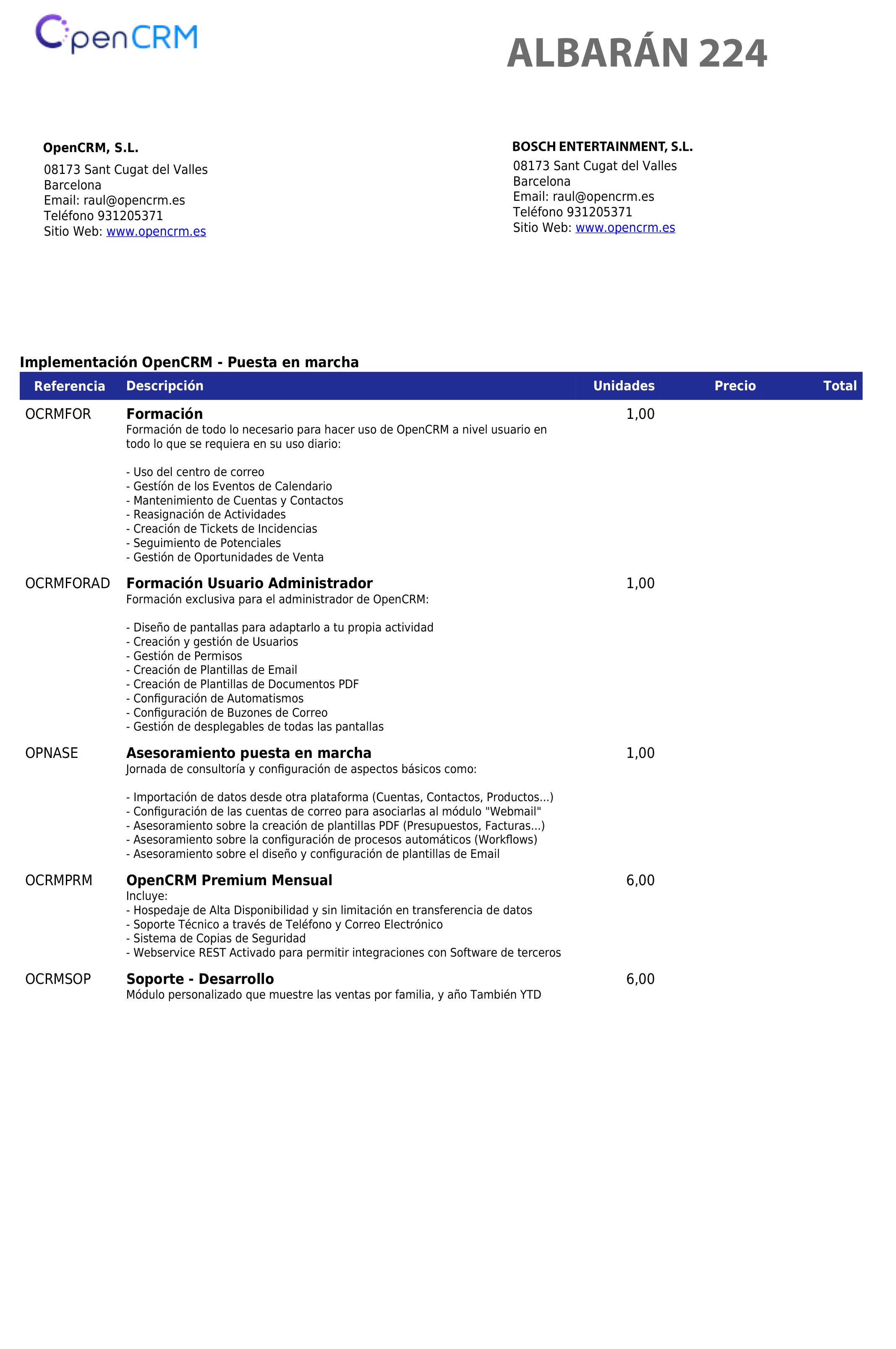 Albarán PDF