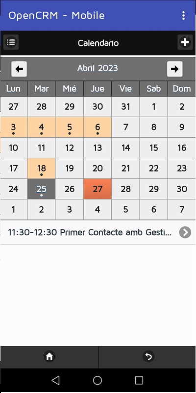 Calendar Mobile400