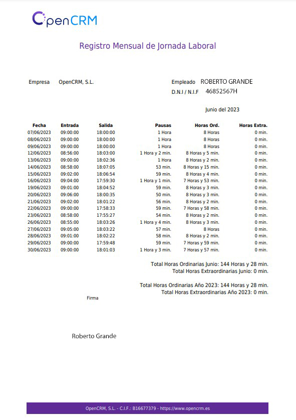 ControlHorario