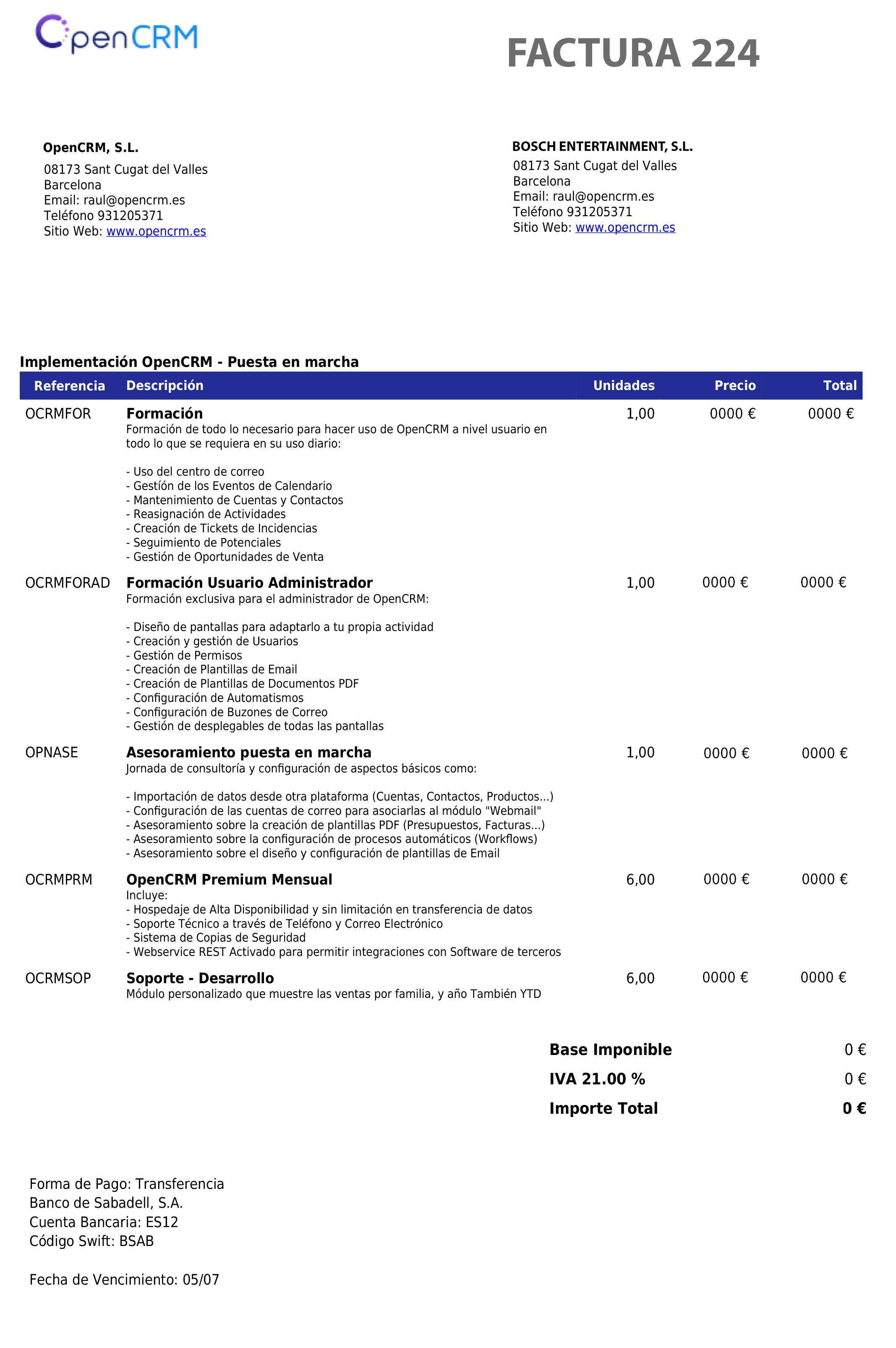 Factura PDF