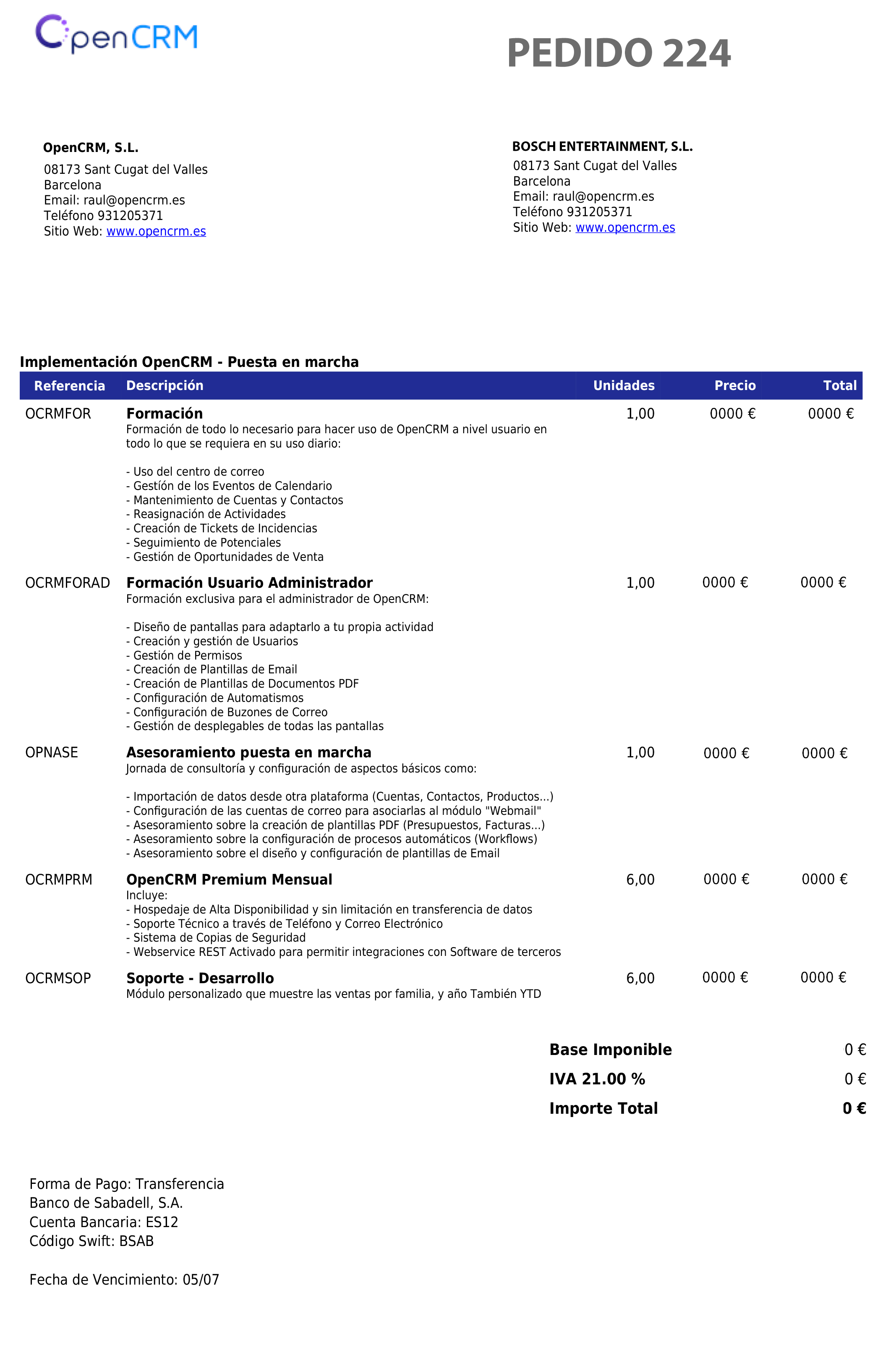 Pedido PDF