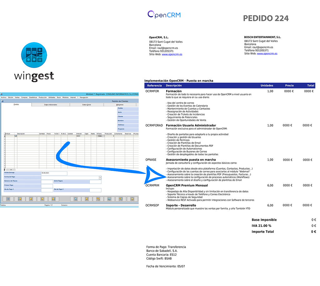 Pedido Wingest