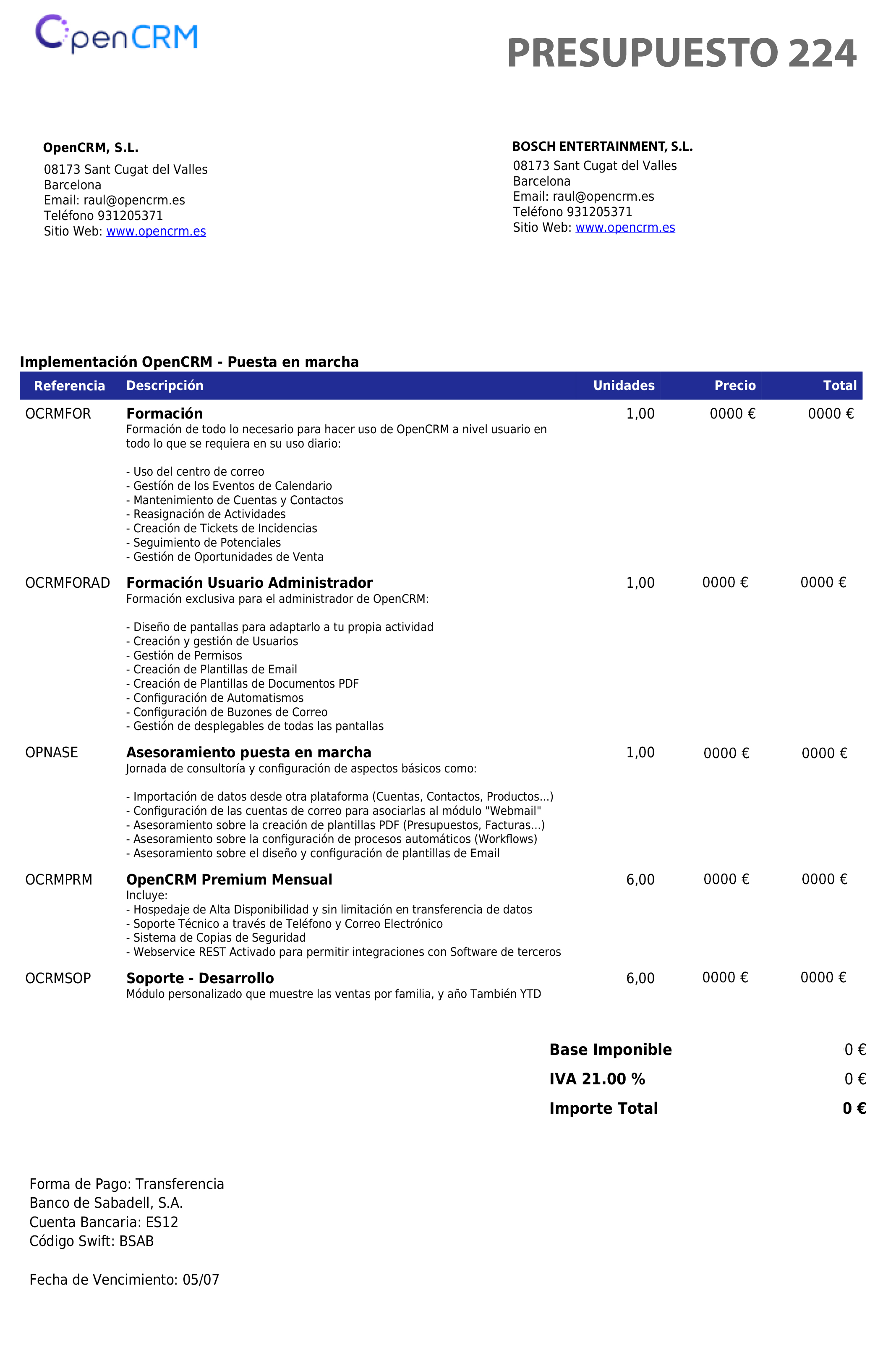 Presupuesto PDF