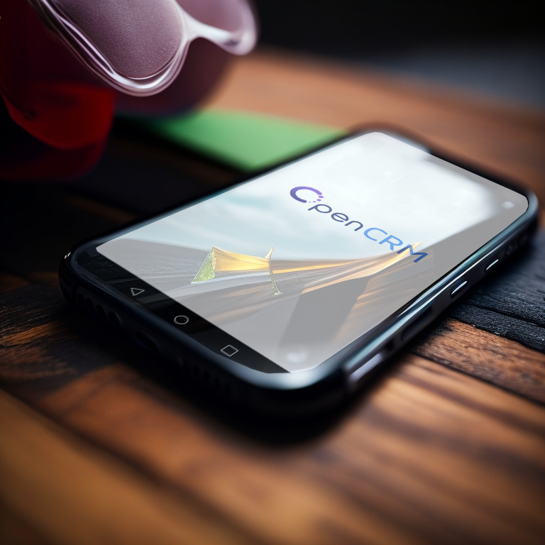 OpenCRM en dispositivo móvil