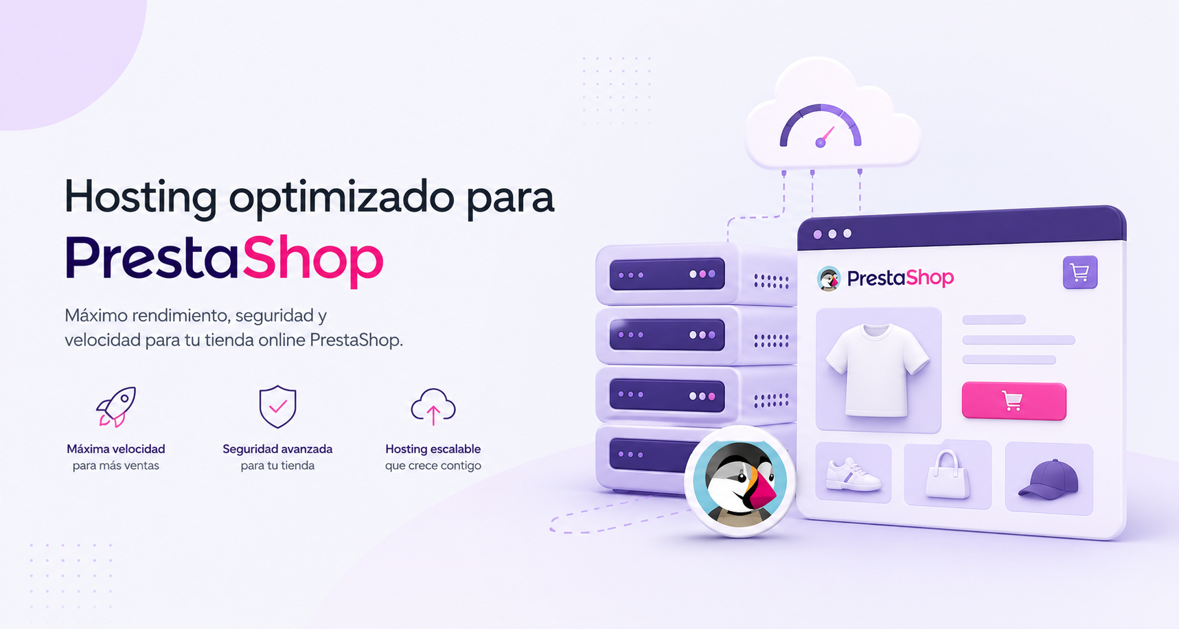 Hosting PrestaShop gestionado por OpenCRM